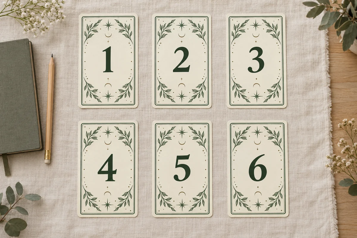 Схема шести позиций: сверху 1, 2, 3, снизу 4, 5, 6