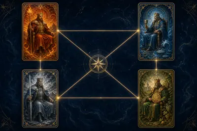 Четыре Короля Таро: значения, различия и сочетания