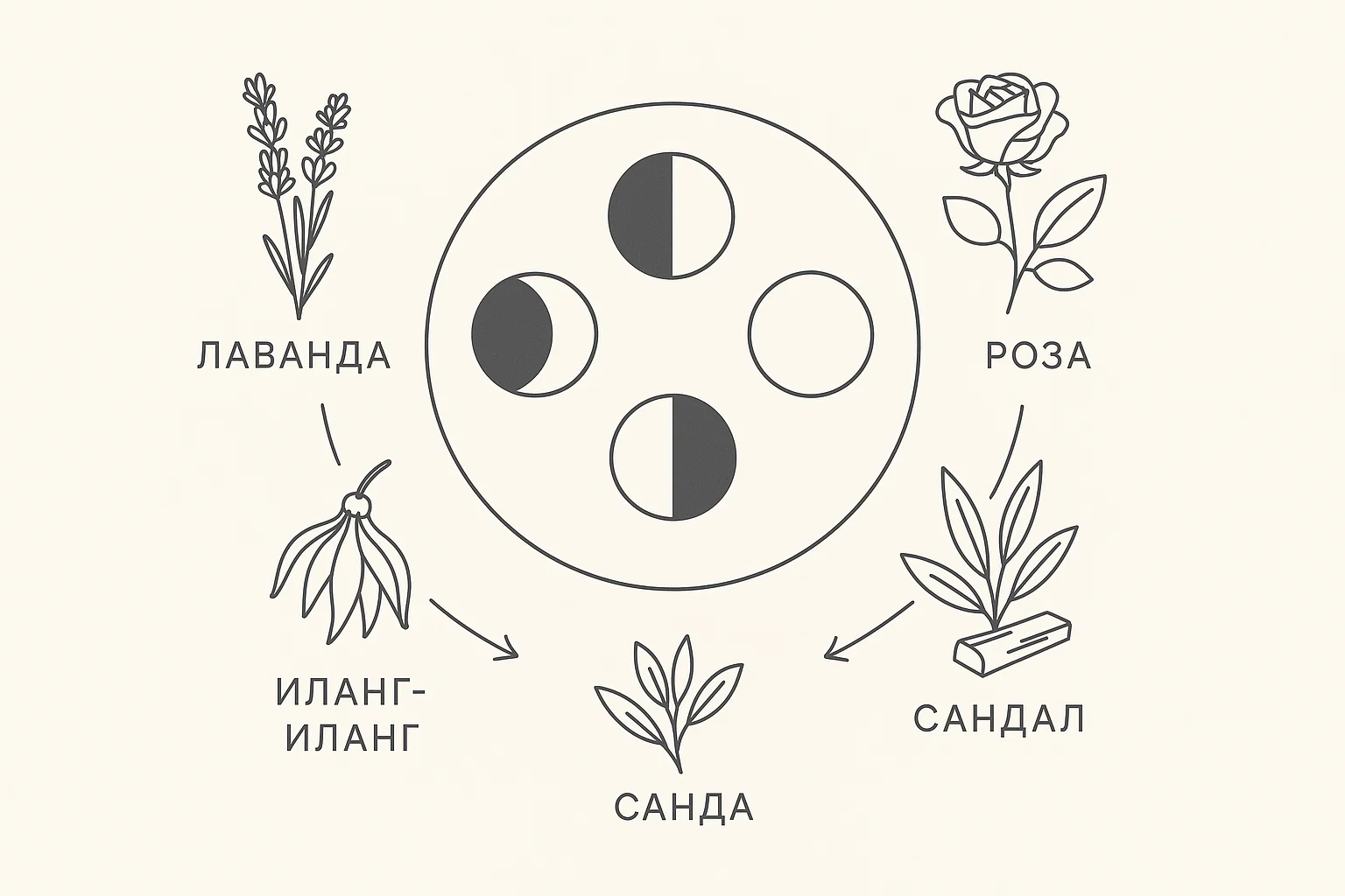 Лунные фазы и масла