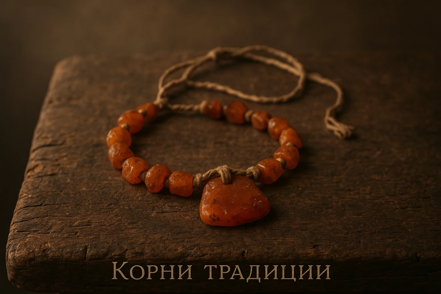 Древний женский амулет из нитей