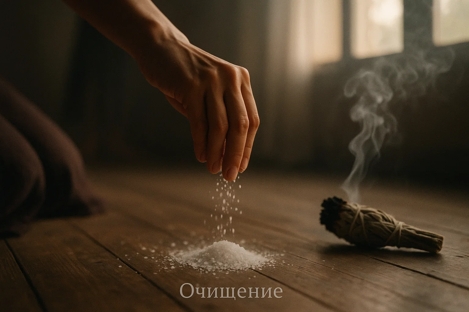 Очищение пространства перед танцем
