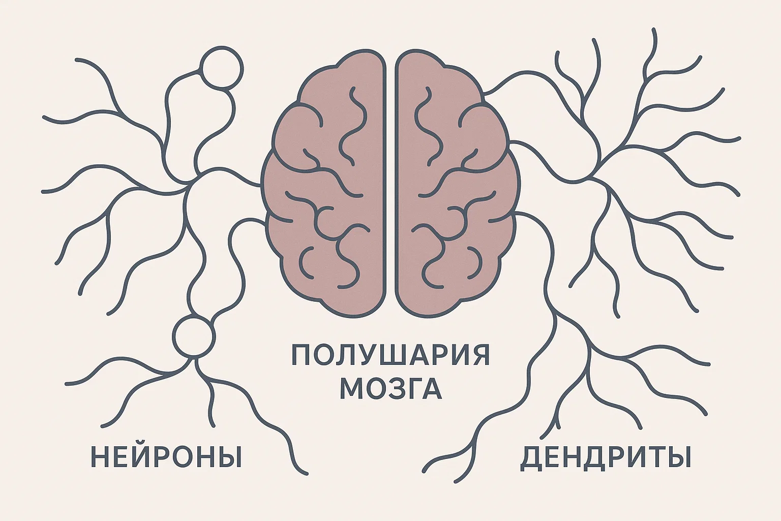 Инфографика: связь линий нейрографики и нейронов