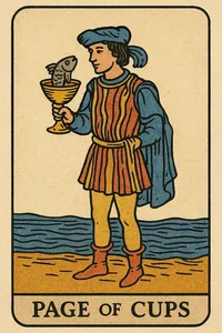 Паж кубков – значение карты Таро