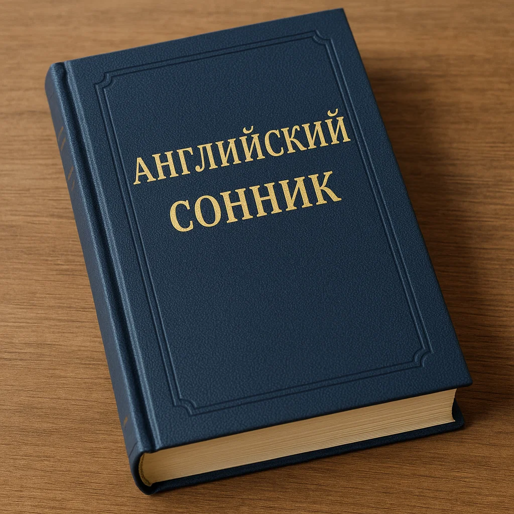 Обложка сонника Английский Сонник