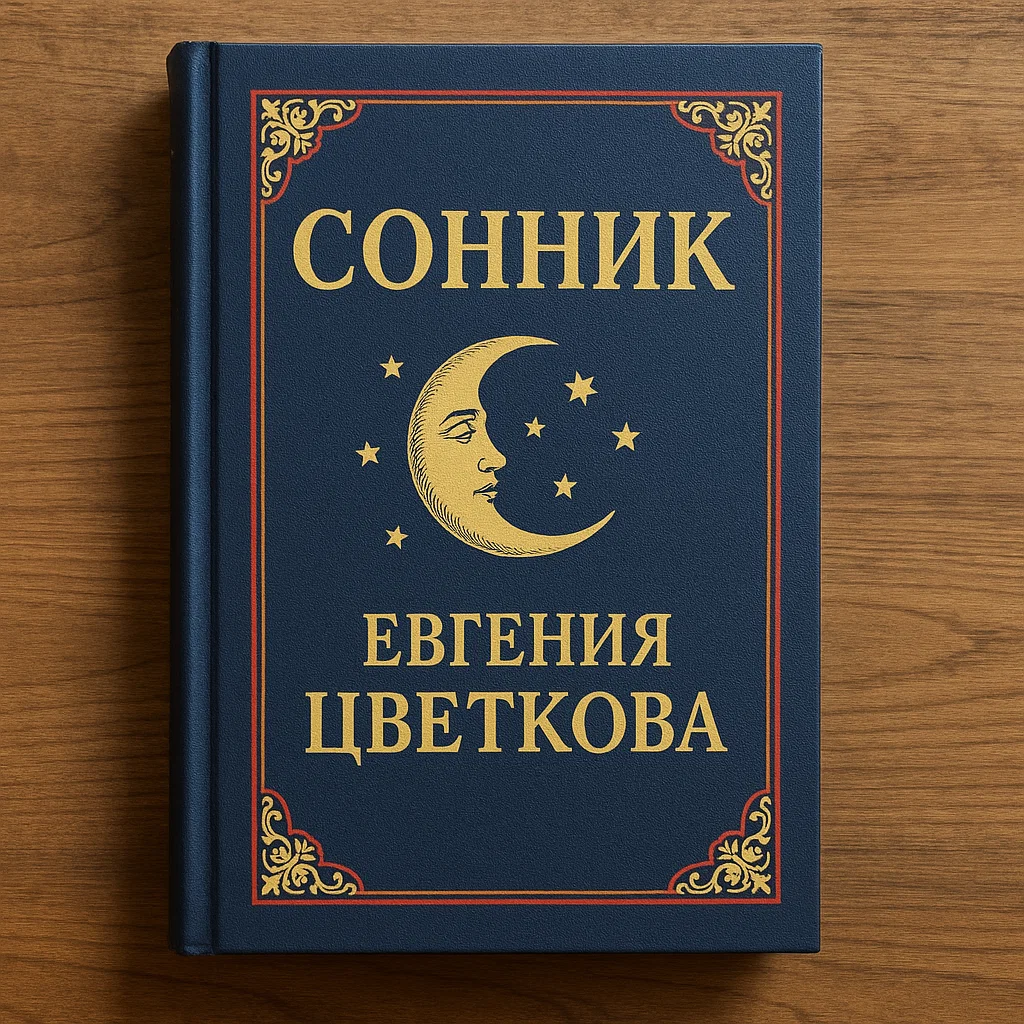 Обложка сонника Сонник Евгения Цветкова