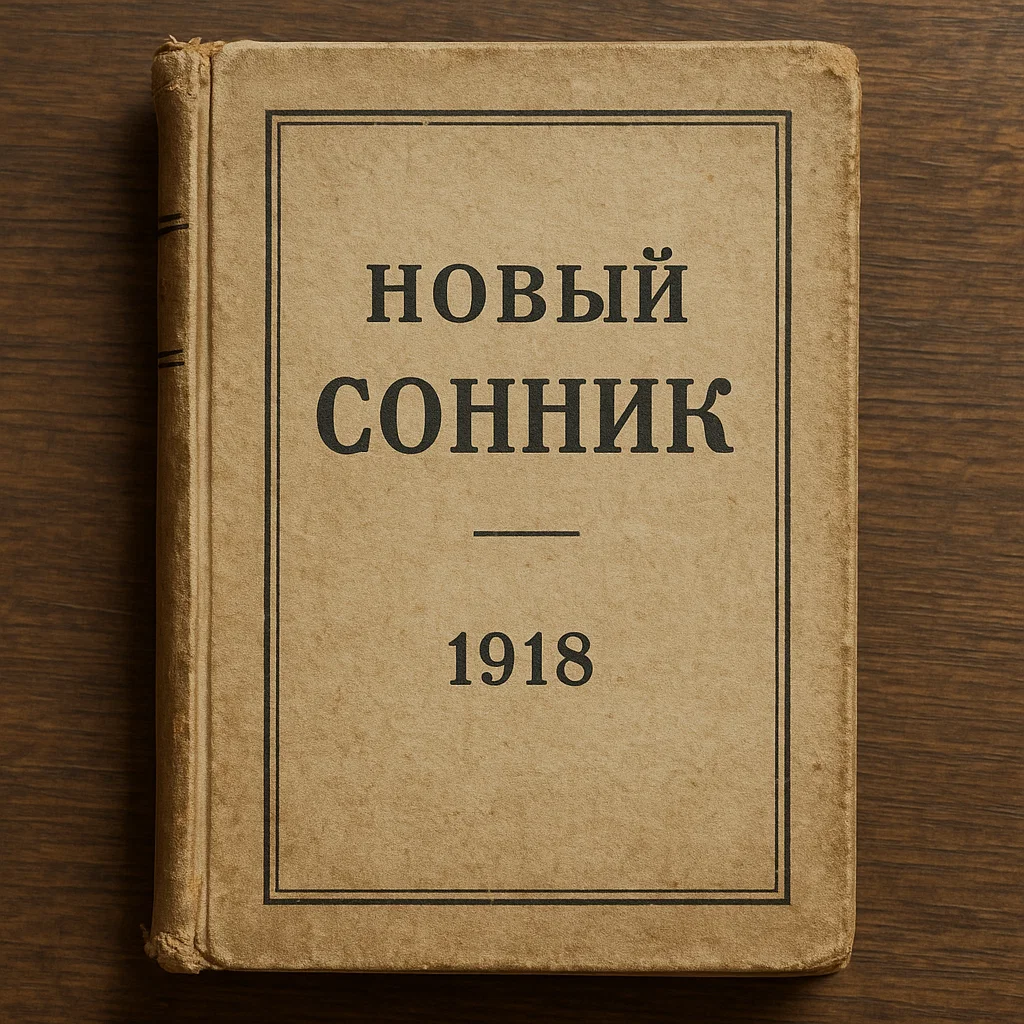 Обложка сонника Новый Сонник 1918 г.
